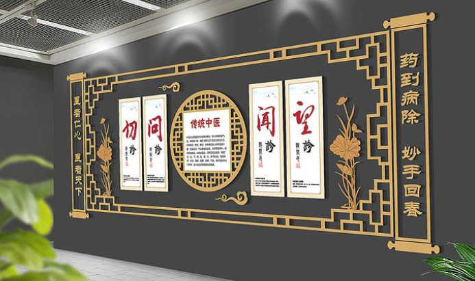 中国风中医名医医院专家简介展板文化墙