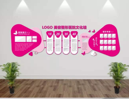 美容整形医院文化墙设计图