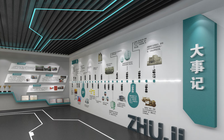 虚拟展厅文化墙设计