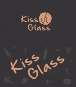 Kiss Glass品牌红酒推广设计logo欣赏
