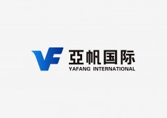 亚帆国际交通物流公司logo设计