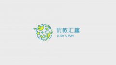 优教汇趣培训教育logo设计