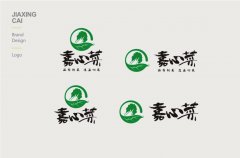 嘉心菜有机蔬菜品牌logo标志设计