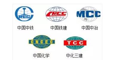 中国国企建筑公司LOGO案例