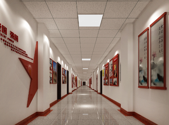 走廊文化墙设计图片