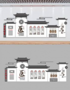 中式文化墙制作