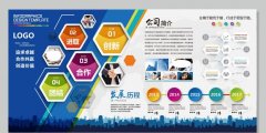 建筑公司企业文化墙设计效果图