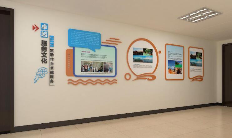 杭州交通部门文化墙设计效果图
