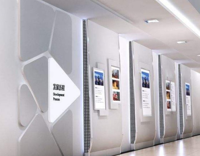 电子科技公司it企业文化墙设计通用模板