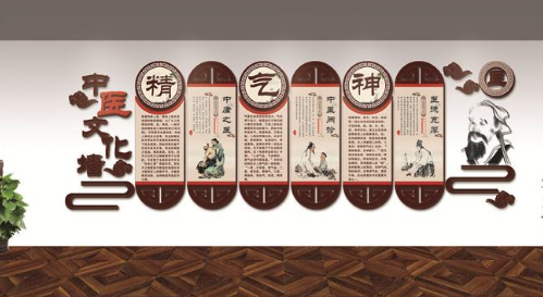 民营医院文化墙创意设计模板图片