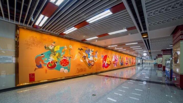高铁企业文化墙设计图片效果图