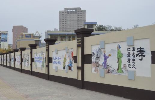 街道文化墙制作效果图