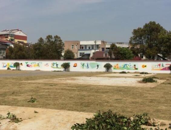学校彩绘文化墙制作效果图