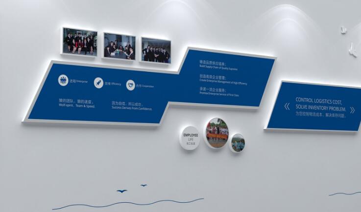 金融公司企业文化墙制作效果图