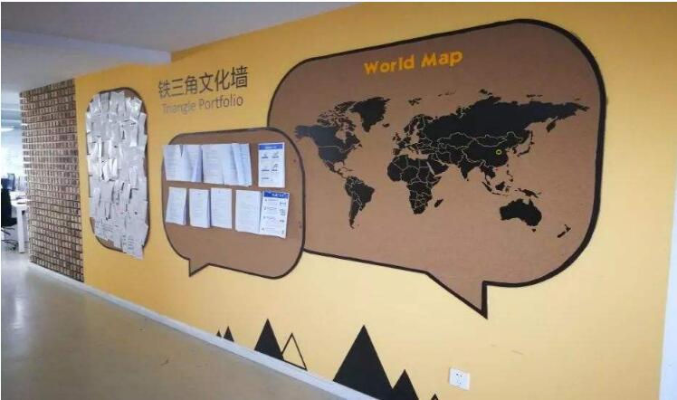 金融公司企业文化墙制作效果图