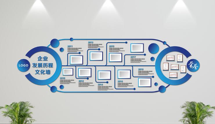 企业立体文化墙制作效果图