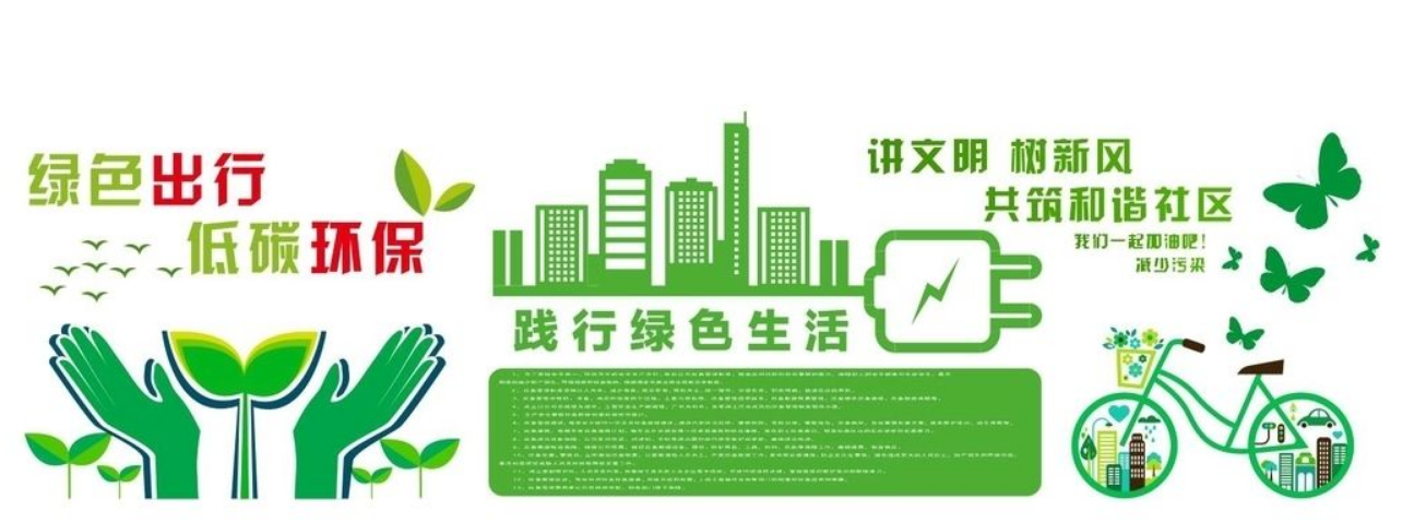 企业环保文化墙绿色生态文明环保图片