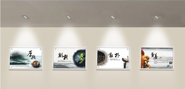 深圳旅游公司文化墙制作效果图