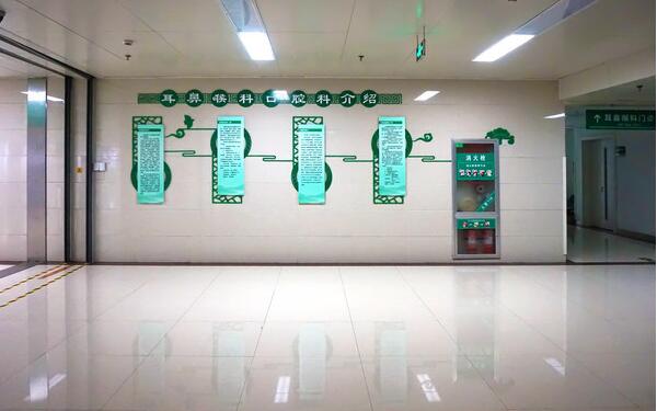 医院走廊文化墙制作效果图