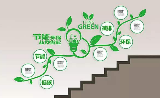 绿色环保立体企业文化墙设计