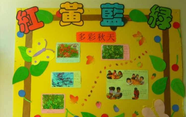 简约风格幼儿园主题墙装修图片效果图欣赏