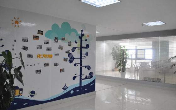青岛互联网公司文化墙设计