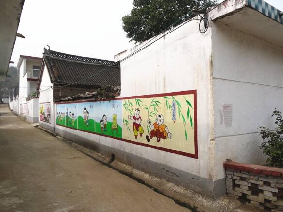 创意街道文化墙彩绘制作效果图