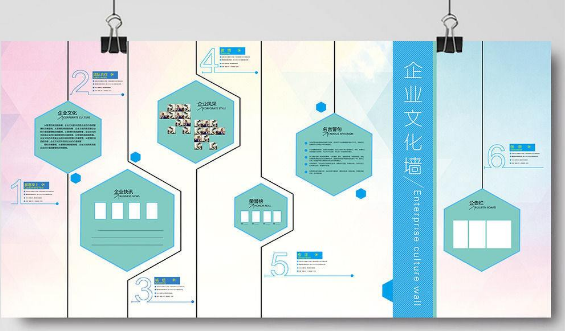 企业文化墙效果图2