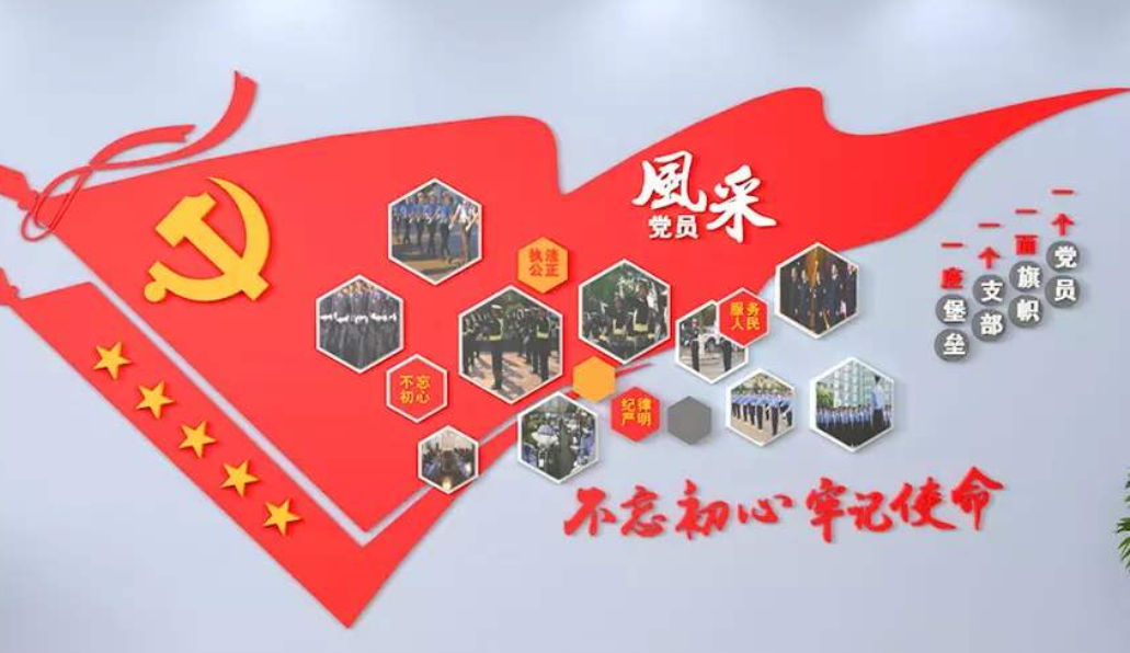 红旗班组文化墙图片