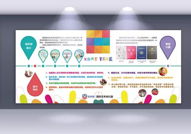 特色幼儿园文化墙制作效果图