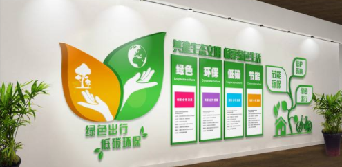 绿色环保班级学习园地文化墙