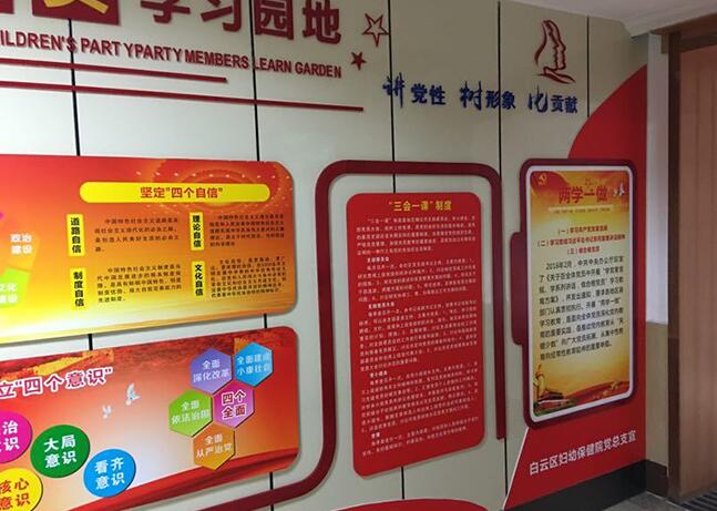 妇幼院党员文化墙制作
