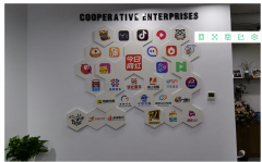 企业文化墙及logo墙制作效果图